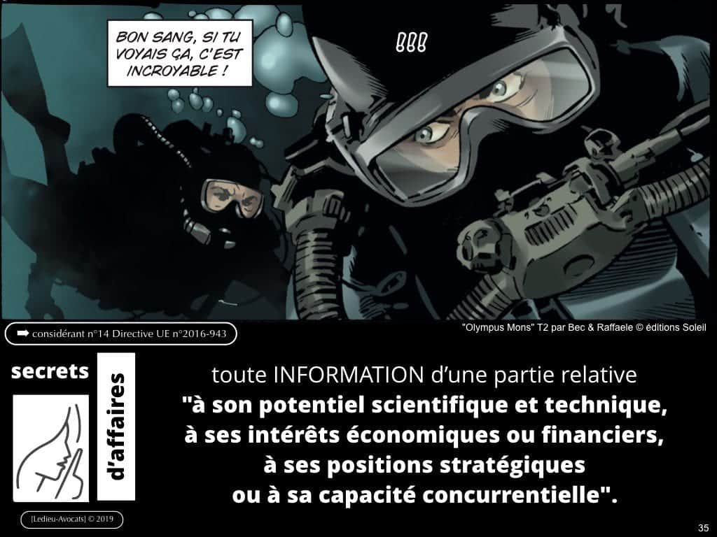 Confidentialité secrets d’affaires et Non Disclosure Agreement