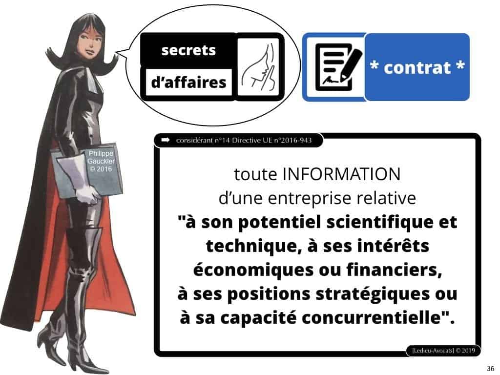 Confidentialité secrets d’affaires et Non Disclosure Agreement