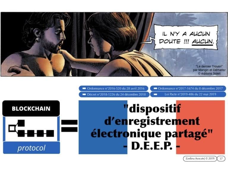 263-1-protocole-BLOCKCHAIN-TOKEN-jeton-valeur-numerique-loi-PACTE-du-22-mai-2019-DEEP-dispositif-dechange-electronique-partage-Constellation©Ledieu-Avocats-29-09-2019-.037