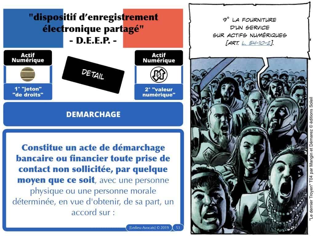 blockchain TOKEN et jeton / valeur numérique - loi PACTE 2019