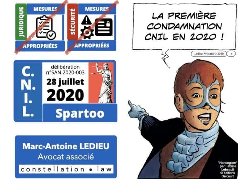 303 RGPD deliberation CNIL SPARTOO du 28 juillet 2020 n°SAN 2020-003 ©Ledieu-Avocats 17-08-2020.002