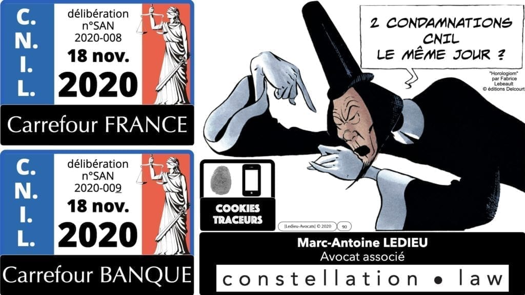 jurisprudence CNIL cookie traceur e-privacy RGPD ©Ledieu-Avocats 14-12-2020.090