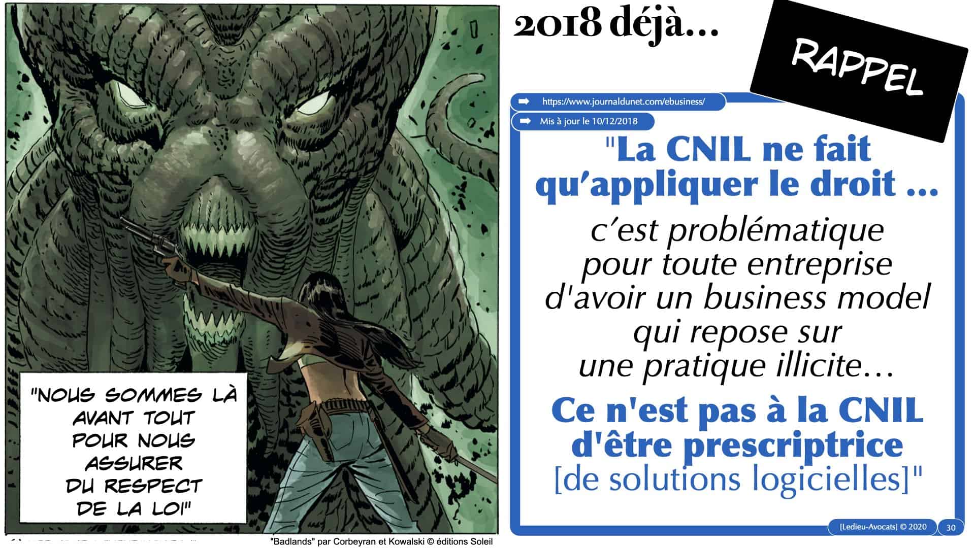 jurisprudence CNIL cookie traceur novembre 2020 décembre 2020 e-privacy RGPD ©Ledieu-Avocats.030