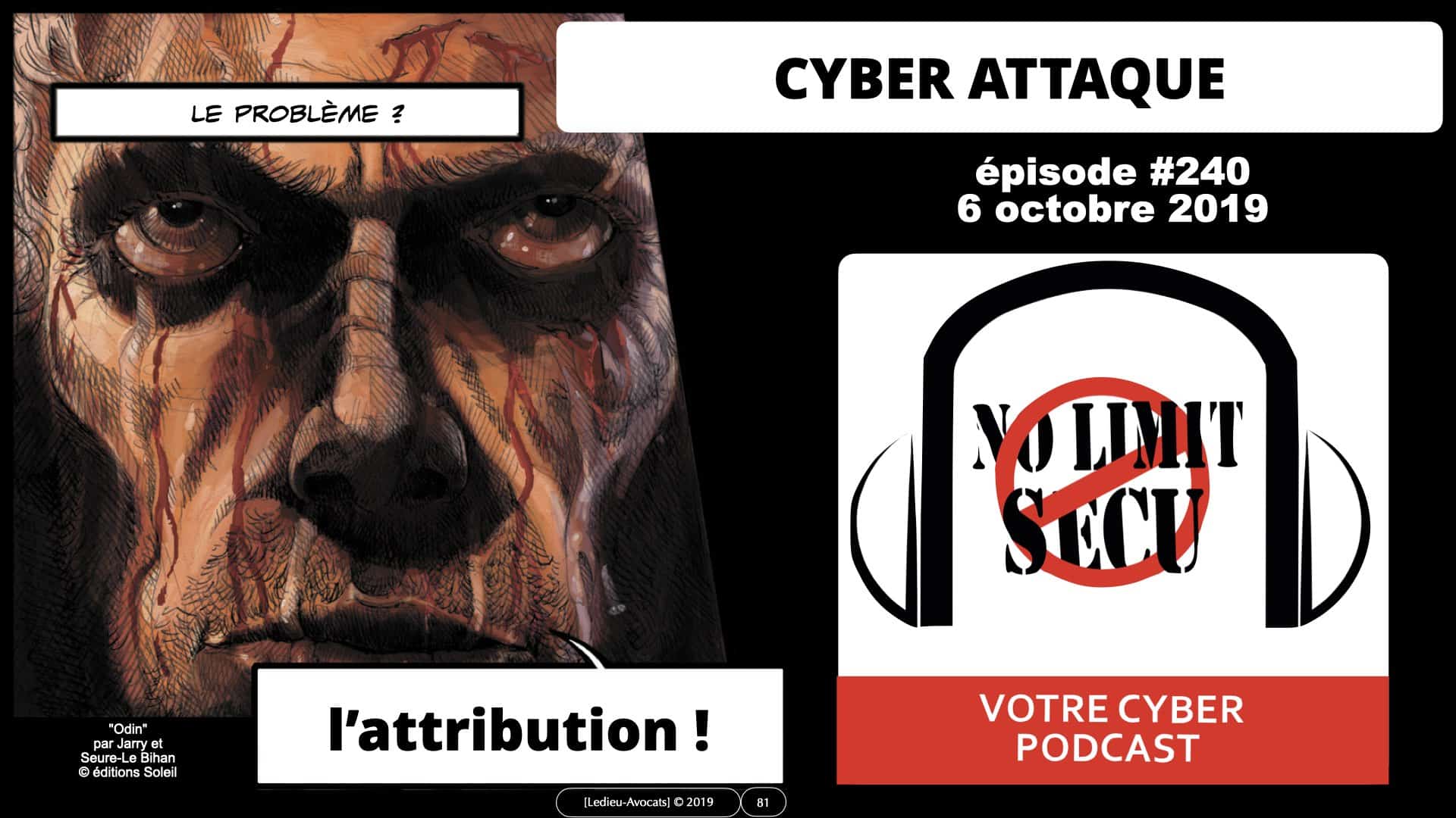 l'attribution des CYBER ATTAQUES